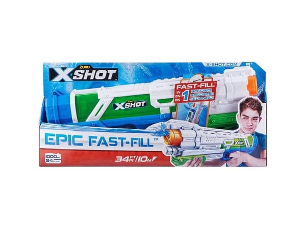 X-Shot Epic Nopeasti täytettävä vesipistooli (56221)