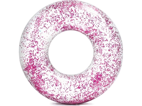BADELEKE INTEX TRANSPARENT GLITTER BADERING 1,19M