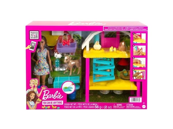 Barbie Hatch & Gather Egg Farm