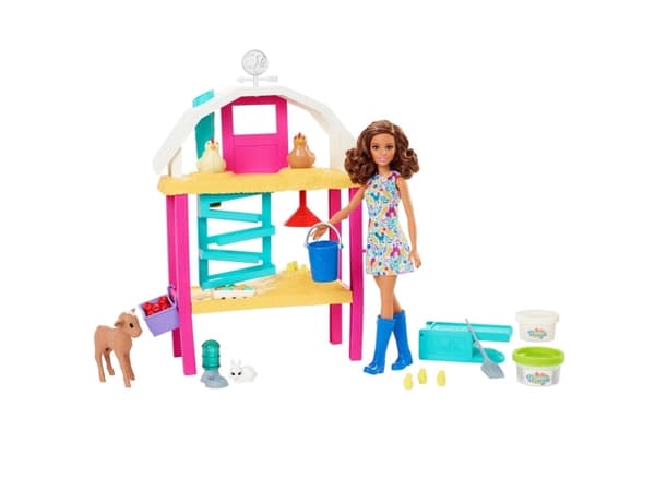 Barbie Hatch & Gather Egg Farm