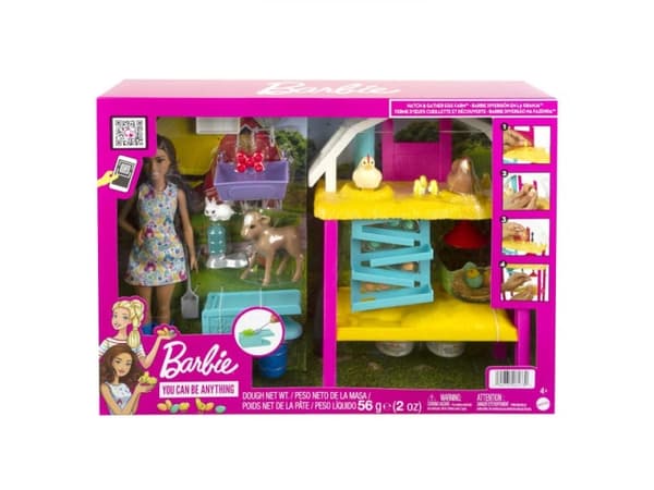 Barbie Hatch & Gather Egg Farm