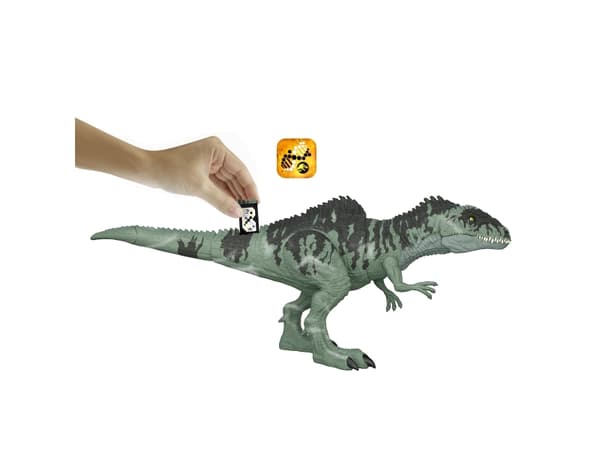 Jurassic World STRIKE ''N ROAR GIANT DINO, 4 År, Grön, Plast