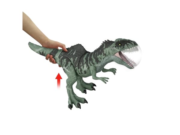 Jurassic World STRIKE ''N ROAR GIANT DINO, 4 År, Grön, Plast