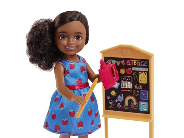 Mattel Lėlė barbie chelsea kan du være en karrierelærerdukke