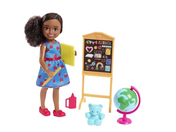 Mattel Lėlė barbie chelsea kan du være en karrierelærerdukke