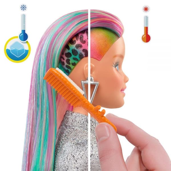 Barbie Leopard Rainbow Hair Doll