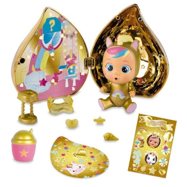 Cry Babies Magic Tears - IMC TOYS - Golden Houses - 6 gyllene karaktärer att samla