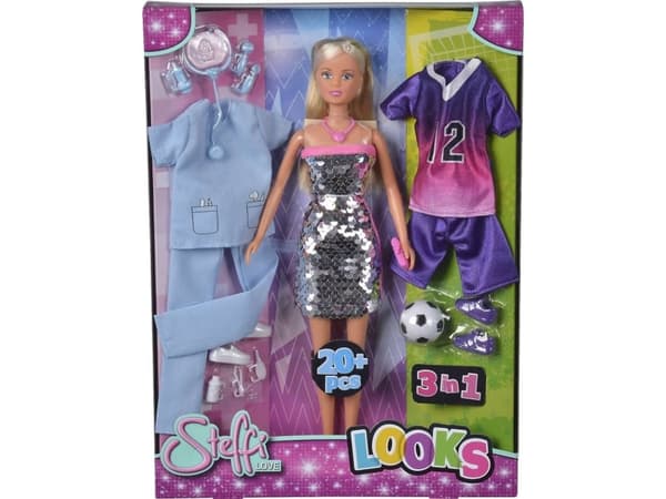 Steffi Love Steffi-docka i olika outfits