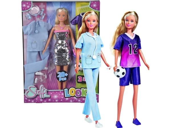 Steffi Love Steffi-docka i olika outfits