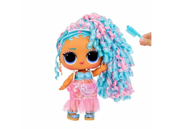 L.O.L. Surprise! Big Baby Hair Hair Hair Doll - Splash Queen, Pieni nukke, Naaras, 4 vuosi/vuosia, Poika/tyttö, Monivärinen