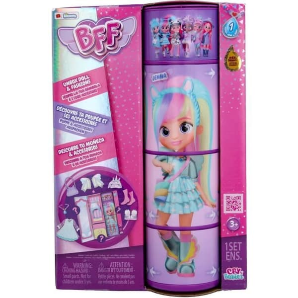 IMC TOYS - BFF Jenna Model Doll - Cry Babies Best Friends Forever - 904361