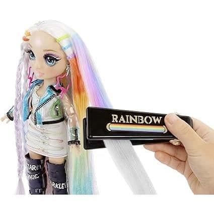 Rainbow High Hair Studio|Hair Studio - 1 docka 27 cm + hårfärgningsprodukter och tillbehör