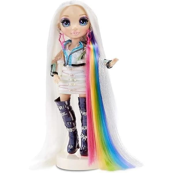 Rainbow High Hair Studio|Hair Studio - 1 docka 27 cm + hårfärgningsprodukter och tillbehör