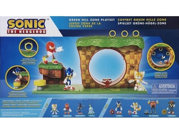 Jada Toys sonic vihreä kukkula hahmo jakks figuuri hahmo