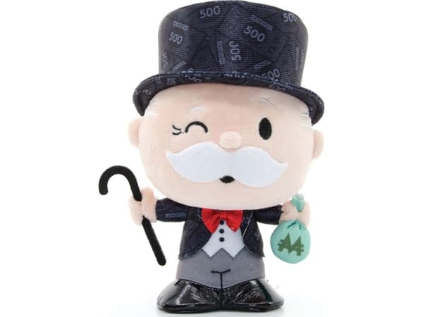 YuMe Toys DZNR: Plysj Mr. Monopoly (19 cm)