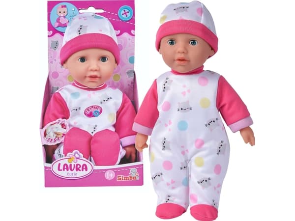 DOCKA 30CM BOBAS LAURA SIMBA WB