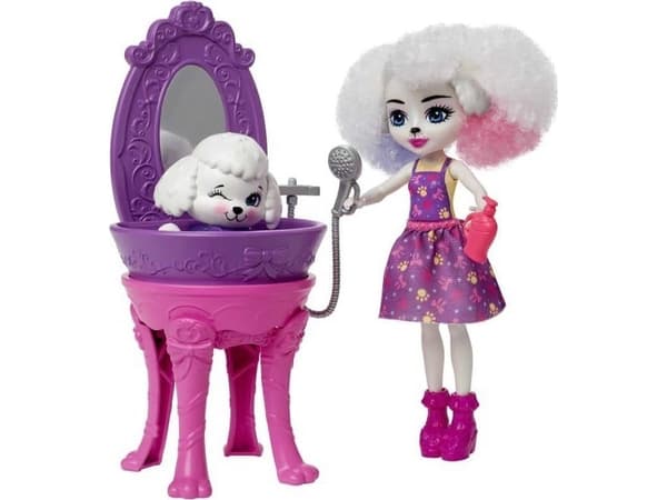 Mattel Enchantimals HHC20 puddel skjønnhetssalong