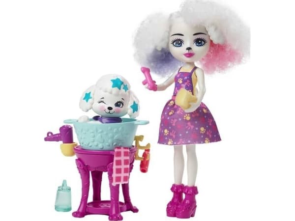 Mattel Enchantimals HHC20 puddel skjønnhetssalong