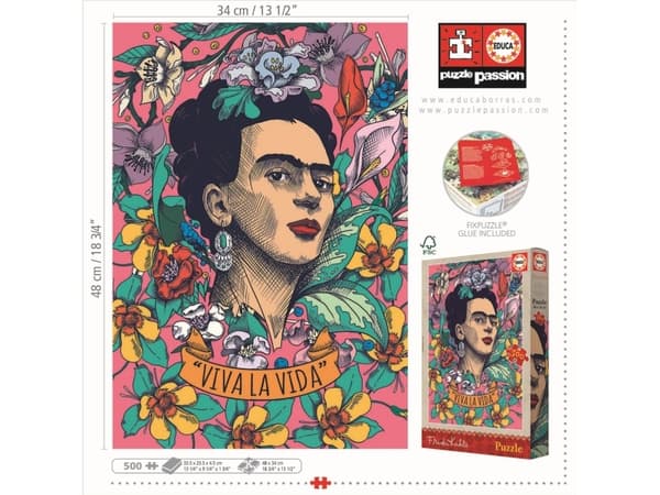 Educa 500 'Viva La Vida', Frida Kahlo