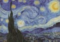 Miniatyrbilde 2 av 5: Educa 1000 The Starry Night, Vincent Van Gogh