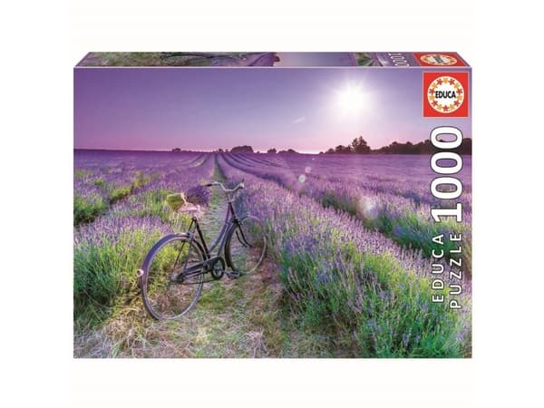 Educa 1000 Bike In A Lavender Field