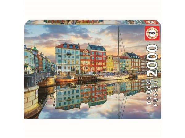 Educa 2000 Sunset At Copenhagen Harbour