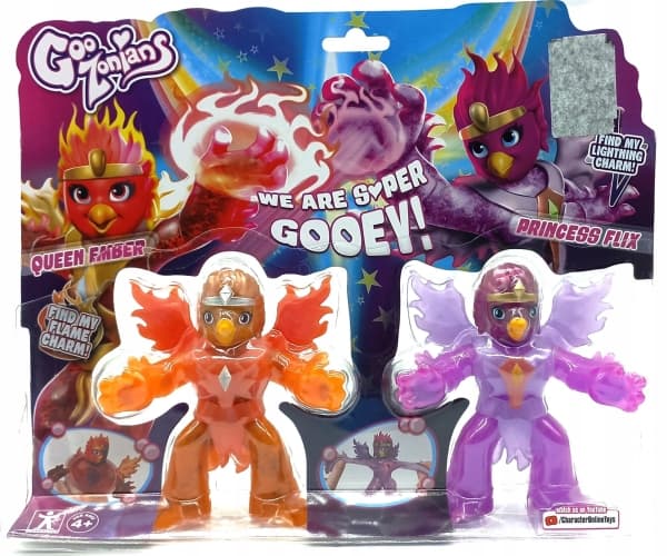 GOOZONIANS-tuplapaketti, Queen Ember vs Prinsess Flik, W1