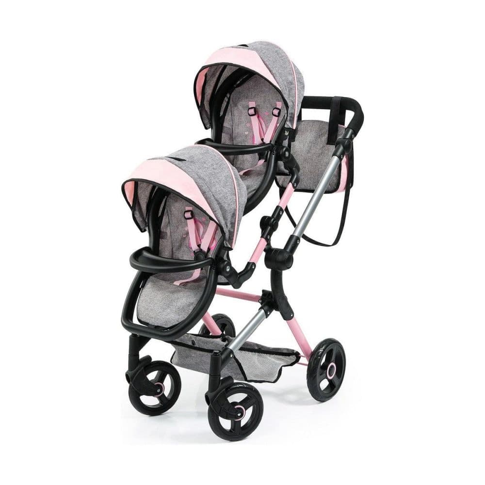 Doll Stroller Reig Grey Twins