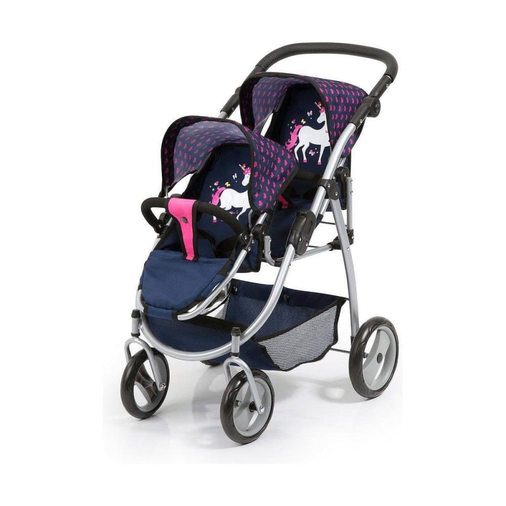 Doll Stroller Reig Navy Blue Twins