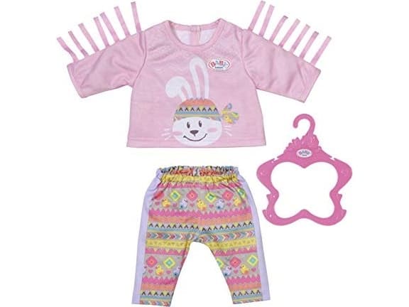 BABY born Trendy Rabbit Pullover Outfit, Dukkeklessett, 3 år, 93 g