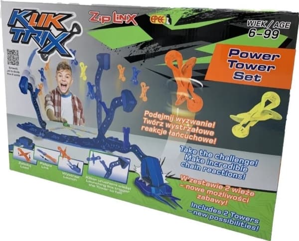 PROMO EPEE KlikTrix CLOCKS - Power Tower 40 klickare + 7 bollar + 2 "hammartorn" p4 04326