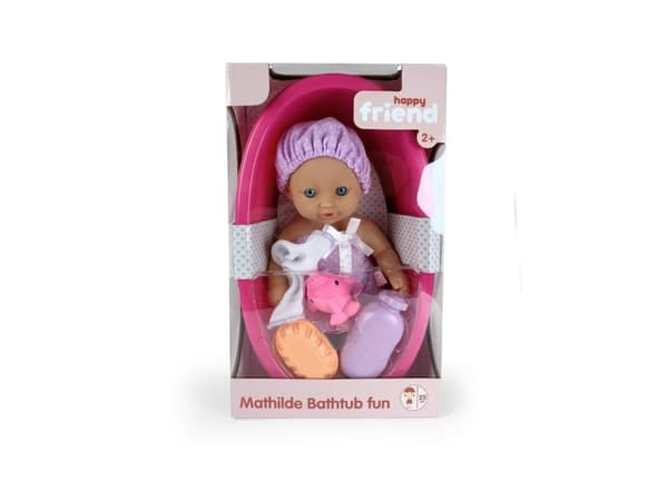 Happy Friend Mathilde Docka 25 cm med Badkar