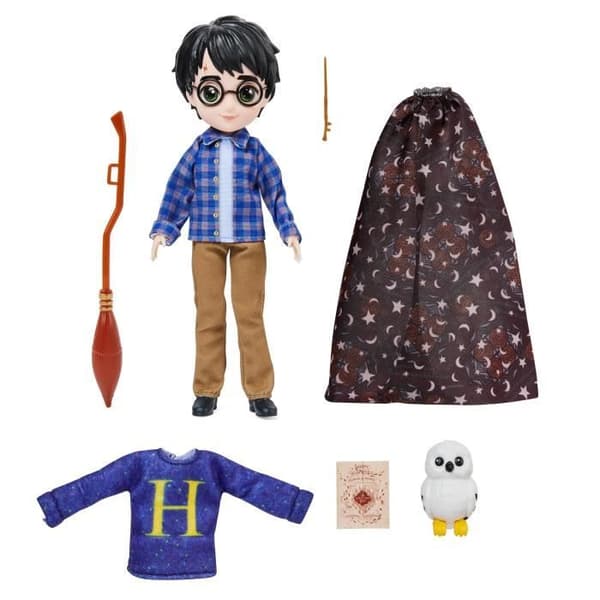 20 CM DOLLBOX + HARRY POTTER TILLBEHÖR Wizarding World