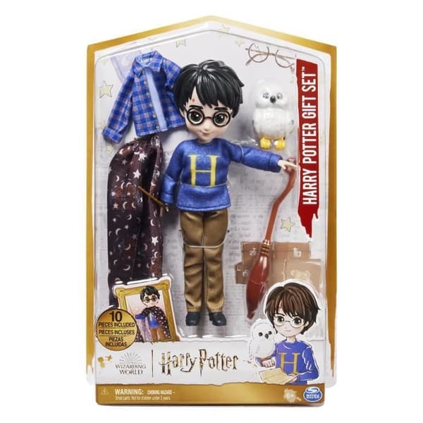 20 CM DOLLBOX + HARRY POTTER TILLBEHÖR Wizarding World