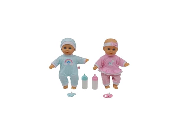 Happy Friend Tvillingbabydockor 30 cm