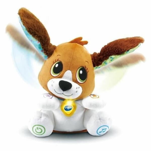 Bamse med Lyd Vtech Baby Doggie Talks With Me FR Multifarvet (1 Dele)