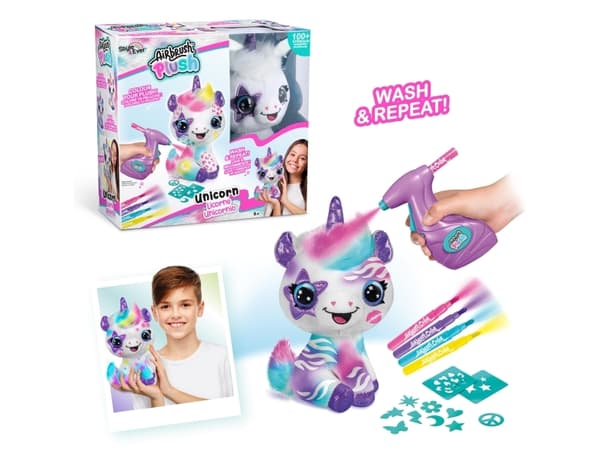 Airbrush Plush Enhörning
