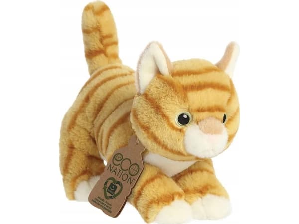 ECO NATION AURORA Eco Nation Plush Orange Tabby, 15 cm