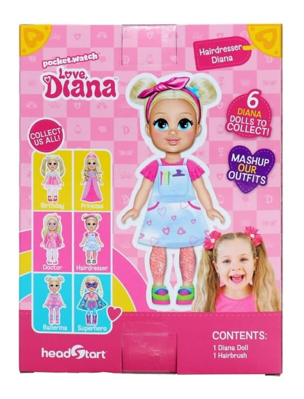 Love Diana Hairdresser Diana, 15 cm