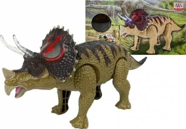 Figurine LEANToys Dinosaur Triceratops on batteries