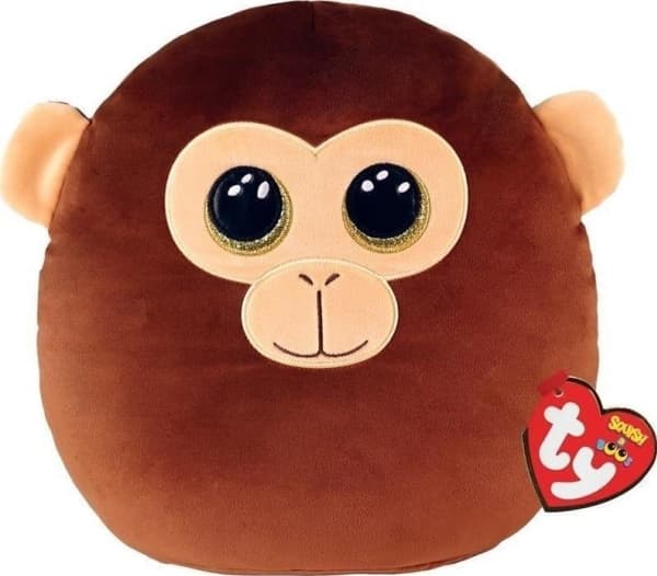 TY Squish-a-Boos DUNSTON monkey pillow mascot 22cm 39241