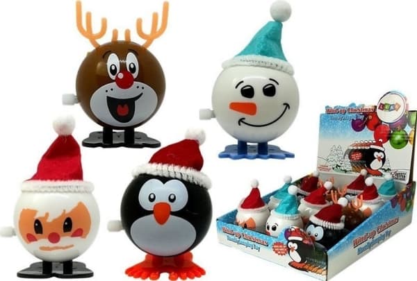 Actionfigur Lean Sport Vind opp juleleker 12 deler Pingvin Reinsdyr Snømann Julenissen