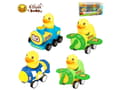 Pikkukuva 1 / 5: B.Duck Train+plane/ Press duck going (2pcs in 1) - Assorteret