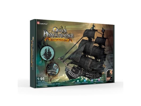 Cubic Fun Puzzle 3D Piratskip Dronning Annes hevn