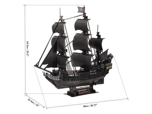 Cubic Fun Puzzle 3D Piratskip Dronning Annes hevn