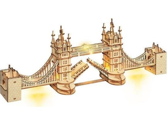Robotime Robotime Pusselmodell i trä 3D Tower Bridge