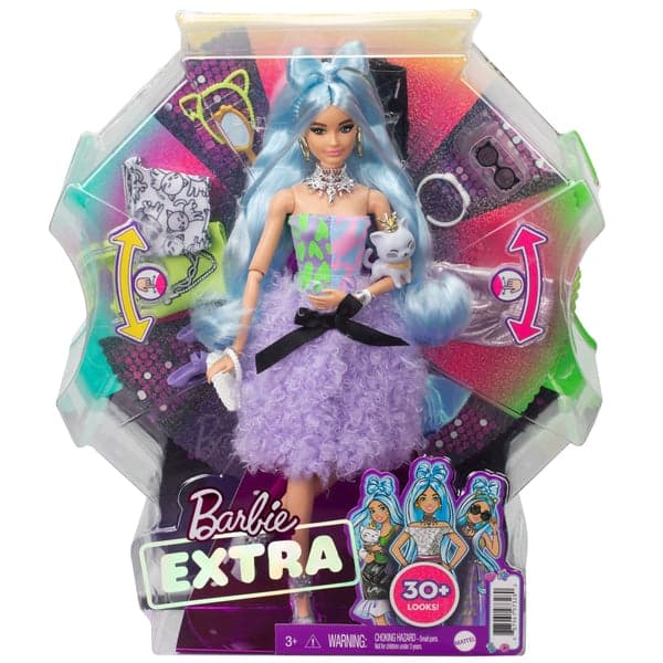 Barbie Extra Doll & Mix & Match Accessories for 30+ Looks CDON