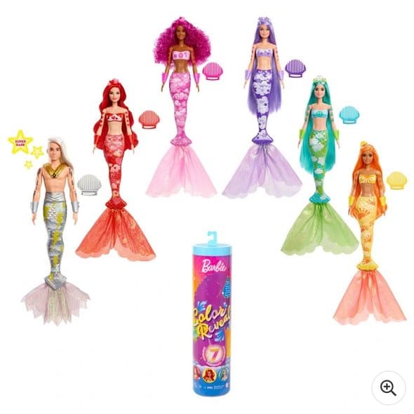 Barbie Colour Reveal Mermaid Doll 1 Supplied