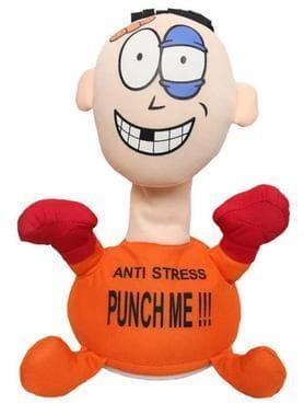 Morsom Punch Me Screaming Doll, interaktive leker