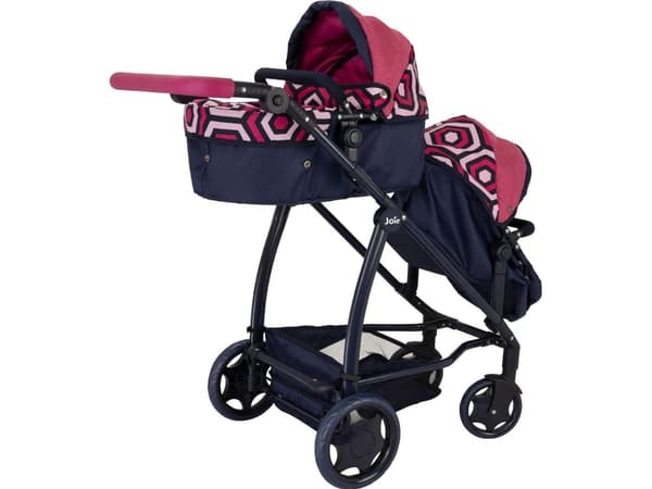 HTI Joie Junior Evalite Tvillingvagn 2in1 dockvagn liggdel, barnvagn
